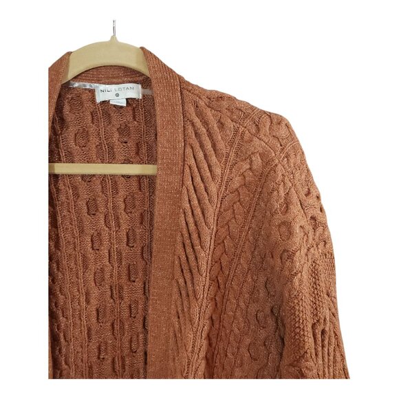 Nili Lotan x Target Heavyweight Cableknit Open Duster Cardigan Cozy Women's 1X - Picture 7 of 10